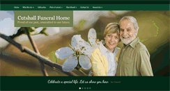 Desktop Screenshot of cutshallfuneralhome.com